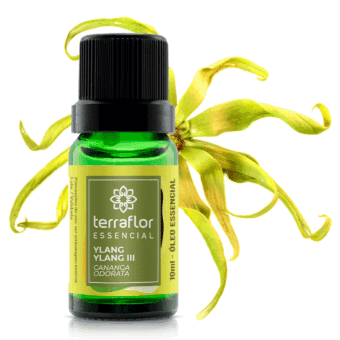 Frasco de óleo essencial Ylang Ylang (Cananga odorata) Terra Flor