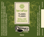 Rótulo do Roll-on Orgânico Ylang Ylang.