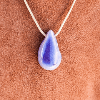 Colar aromático de cerâmica Lavanda Terra Flor