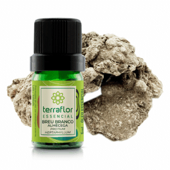 Frasco de óleo essencial Breu Branco (Protium heptaphyllum) Terra Flor