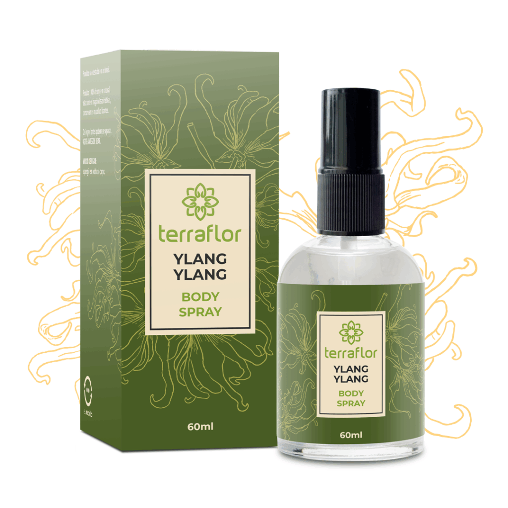 Frasco de body spray Ylang Ylang (Cananga odorata) Terra Flor